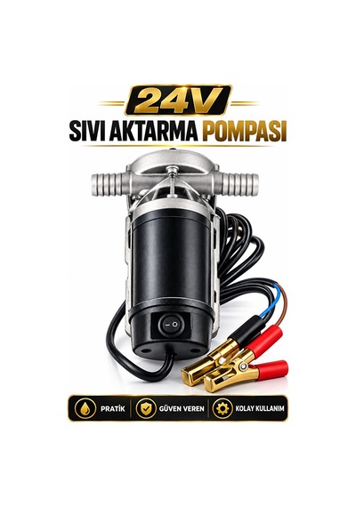 Kendinden Emişli 600w Paslanmaz Gövdeli Yakıt Aktarma Pompası