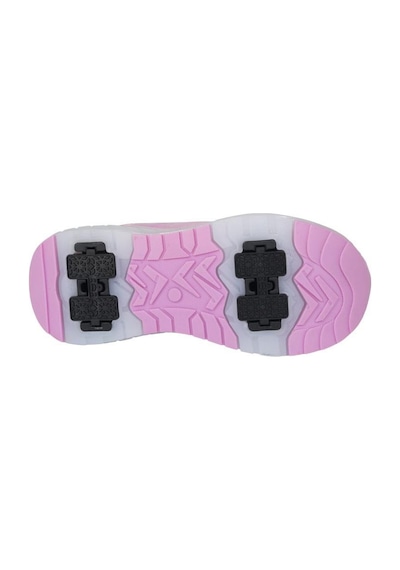 Cool Wheel Çocuk Işıklı Patenli Kaykaylı Spor Ayakkabı Pudra