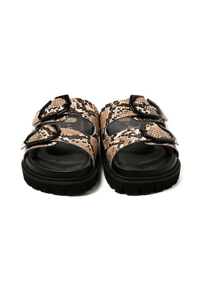 Terlik Kadın Galıa G106282 Genuins Vegan Snake Camel Snake Camel