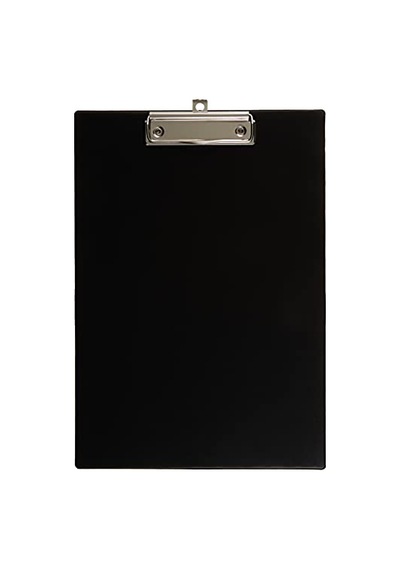 A4 Pvc Kapaksız Sekreter Tablası Siyah Çok Renkli