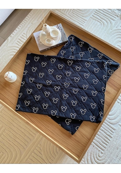Komfort Home Baskılı Penye Kumaş Yastık Kılıfı