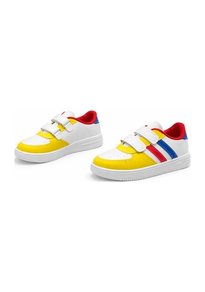 Papucumun Dünyası Günlük Bebek Çocuk Sneaker Cırt Cırt Bantlı Spor Ayakkabı Yürüyüş Ayakkabısı Sarı Papucumun Dünyası Günlük Bebek Çocuk Sneaker Cırt Cırt Bantlı Spor Ayakkabı Yürüyüş Ayakkabısı Sarı