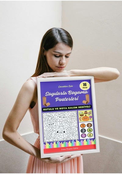 Sayılarla Boyama Posterleri