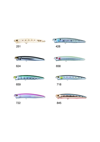 Zipbaits Skinny Pop Floating 130mm Su Üstü Popper 24gr Maket Balık