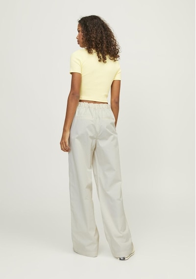 Jack & Jones Kadın Geniş Paça Pantolon - Cali 12248959 Seedpearl Vizon