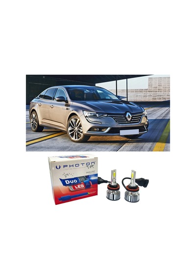 Renault Talisman Uzun Far Ampulü H11 Duo Yeni Seri Beyaz 2016-2021