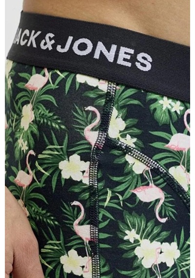Jack & Jones Flamingo Erkek 3 Pack Boxer Siyah
