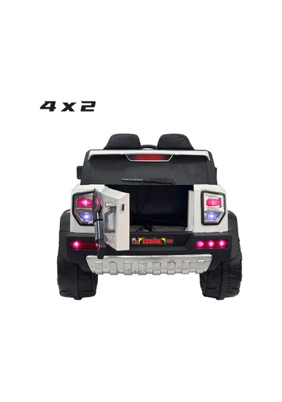 Jeep Akülü Araba 0-8 Yaş Beyaz