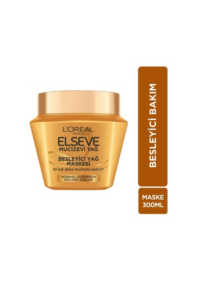 L'oréal Paris Elseve Mucizevi Yağ Besleyici Saç Bakım Maskesi 300ml