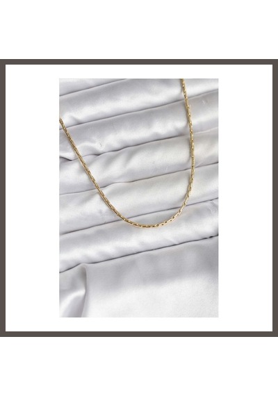 Bezos 14k Gold Renk Kaplama İnce Zincir Model Cm Kadın Kolye Nxrlvng