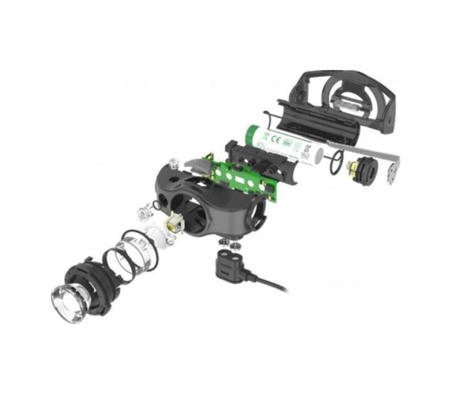 Ledlenser Mh5 Black/gray 502147 Şarjlı Kafa Feneri Siyah