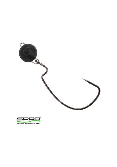 Spro Rigged Bottom 2/0 Hareketli Siyah Jig Head Ağırlık Gr : 7gr