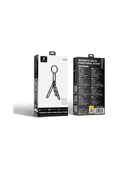 Lenyes Cr208 Ayarlanabilir Ayaklı Magnetik Telefon Standı Siyah