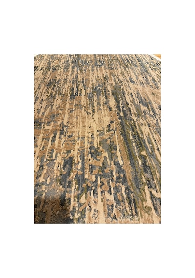 Çınar Cn15b Kahve-mavi-krem Halı Kahverengi