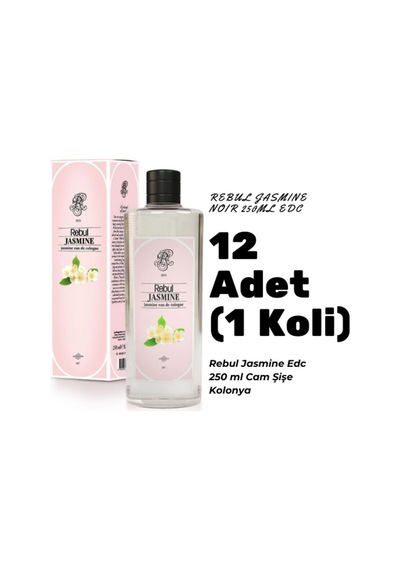Rebul 80 Derece Jasmine Kolonyası Cam Şişe 12 x 250 ML