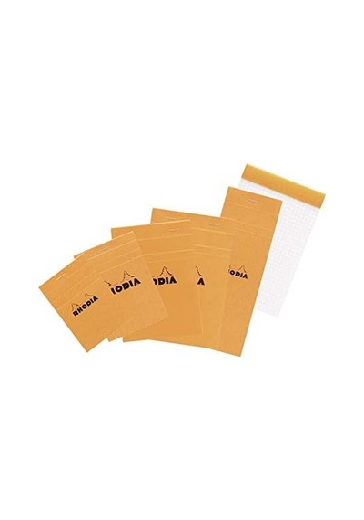 Rhodia Kareli Bloknot, Turuncu, 74x210 Mm 103 Ivory