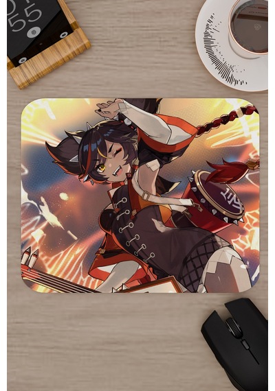 Xinyan Genshin Impact Anime Oyuncu V4 - 22x18 Gaming Mouse Pad Fare Altlığı