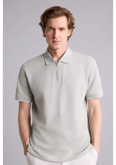 Defacto Regular Fıt Polo Yaka Kısa Kollu Polo Tişört G6001ax26smgn1255 Yeşil-gn1255