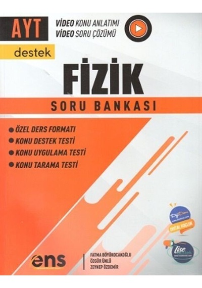 Ayt Fizik Destek Soru Bankası Ens Yayıncılık