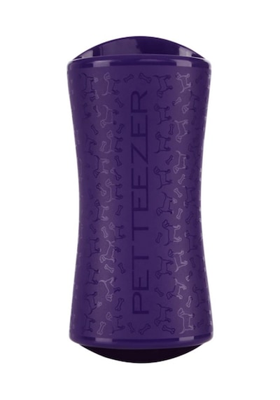 Tangle Teezer Pet Teezer De-shedding Büyük Irk Köpek Bakım Fırçası 14,7x6,4 Cm Mor-siyah