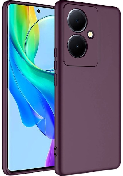 Kilifone - Vivo Uyumlu V29 Lite 5g - Kılıf İçi Kadife Koruyucu Mara Lansman Kapak - Koyu Mor