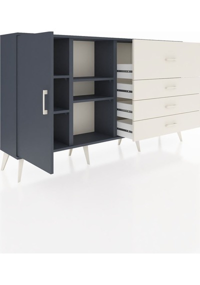 Arges Konsol 4 Raflı 4 Çekmeceli Tek Kapaklı 176x30x99 Antrasit-antrasit/aytaşı Antrasıt/aytası - Antrasıt Arges Konsol 4 Raflı 4 Çekmeceli Tek Kapaklı 176x30x99 Antrasit-antrasit/aytaşı Antrasıt/aytası - Antrasıt