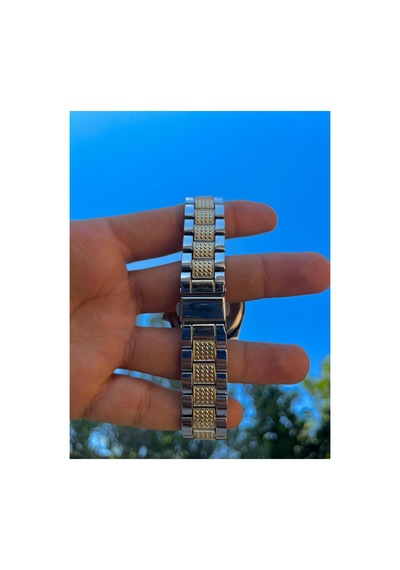 Taşlı Metal Kordon Kadın Kol Saati Gold/gümüşiçisarı - 646846802 Rose Gold