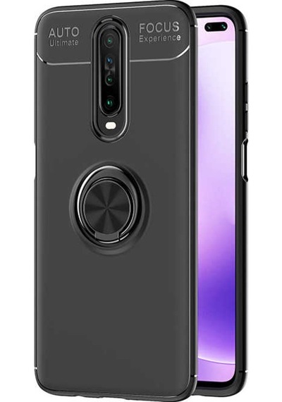 Xiaomi Redmi K30 Kılıf Yüzüklü Magnetli Ravel Case