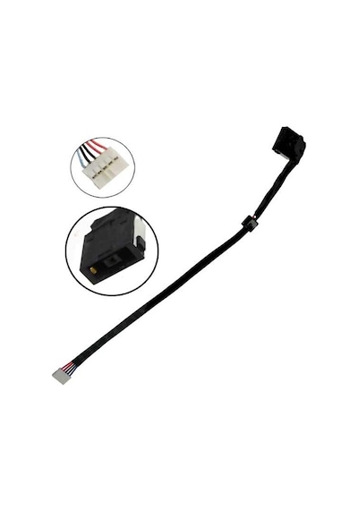 Lenovo Uyumlu Ideapad Y700-14Isk Power Dc Jack Kablolu