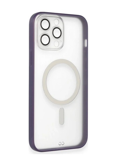 Apple İphone 14 Pro Kılıf Grand Magneticsafe Kapak - Mor