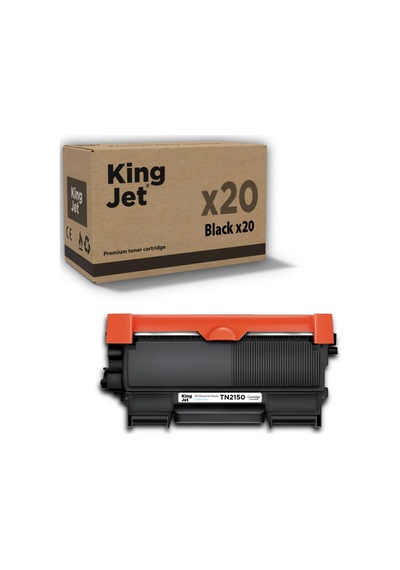 Kingjet Brother Uyumlu Tn-2150 Standart Kapasiteli 20'li Paket Uyumlu  Toner Mfc-7320