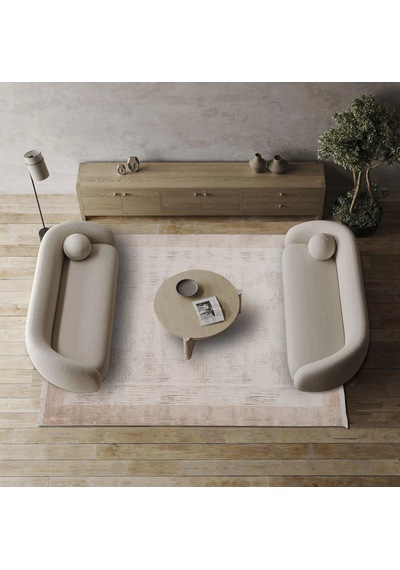 Dolce Vita Halı Opera 8504 Pond Modern Salon Halısı Bej