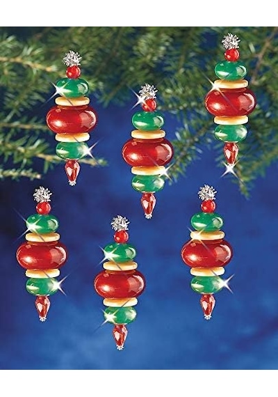 Beadery -5941 Plastik Tatil Boncuklu Süs Seti Victoria Bibloları 5,72 Cm X 1,92 Cm 12 Adet