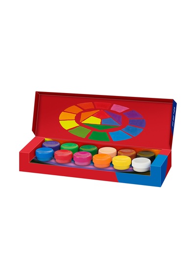 Tempera Guaj Boya, 12x20 Ml,suda Çözünür,geniş Yüzey Kullanımı,yoğun Renk Çok Renkli