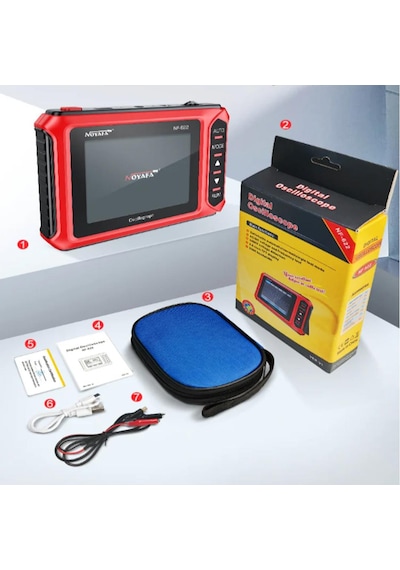 Ayt Noyafa Nf-622 El Tipi 2.8 İnç Tft Ekran Mini Dijital Osiloskop Elektirik Sinyal Ölçer Teknik Serviz Ekipmanı
