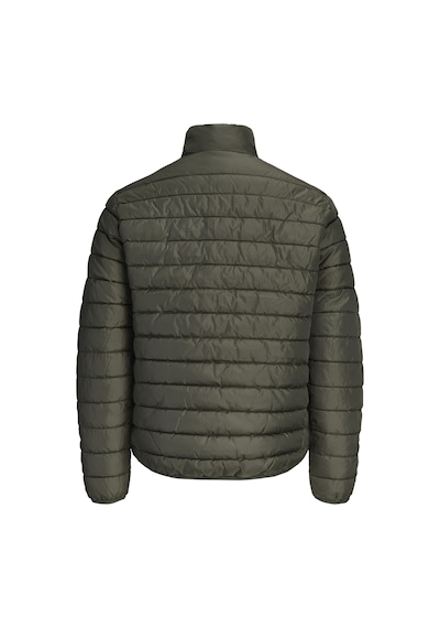 Jack & Jones Erkek Su Itici Özellikli Yüksek Yaka Uzun Kollu Puffer Ceket - Elvis - 12299190 Rosin