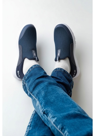 2231-Best of Anatomik Tabanlı Ultra Hafif Bağcıksız Unisex Yürüyüş Ayakkabısı Lacivert