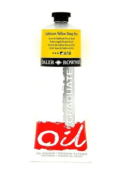 Daler Rowney Yağlı Boya Graduate 618 Cadmium Yellow Deep 38 ML