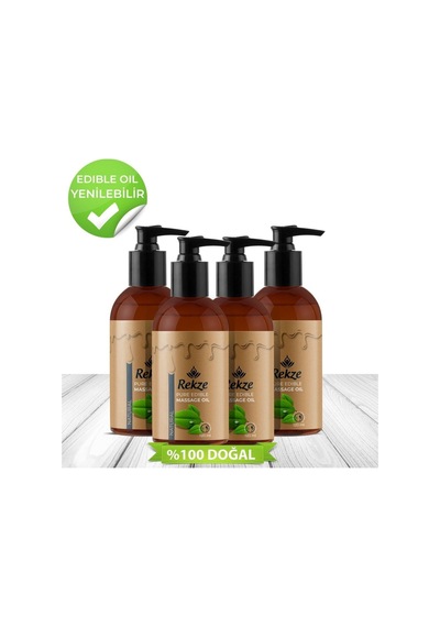 4 Adet Rahatlatıcılı Natural Kokusuz Vücut Masaj Yağı 120 - 290899298