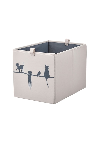 Ikea Barndröm Çocuk Depolama Kutusu 37 X 26 X 26 Cm Gri