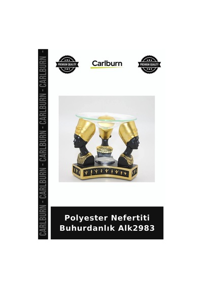 Özel Üretim Dekoratif Mistik Salon Aksesuar Hediyelik Polyester Nefertiti Buhurdanlık Alk2983
