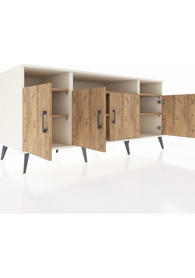 Kronos Konsol 6 Raflı 4 Kapaklı 176x59x83 Aytaşı-çam/çam Çam/çam Kronos Konsol 6 Raflı 4 Kapaklı 176x59x83 Aytaşı-çam/çam Çam/çam
