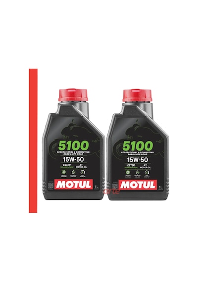 Motul 5100 15W-50 4T 1 lt 2'li Motosiklet Yağı