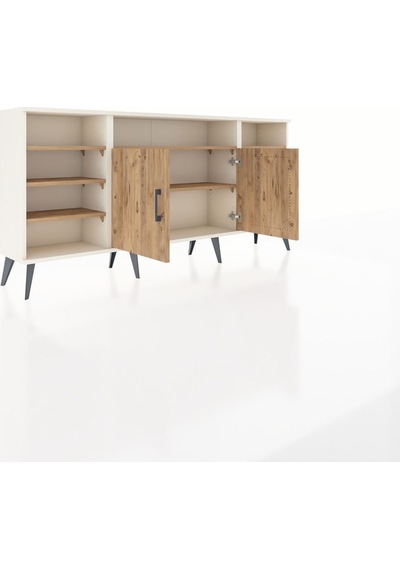 Arges Konsol 8 Raflı 2 Kapaklı 176x30x83 Aytaşı-çam/çam Çam/çam Arges Konsol 8 Raflı 2 Kapaklı 176x30x83 Aytaşı-çam/çam Çam/çam