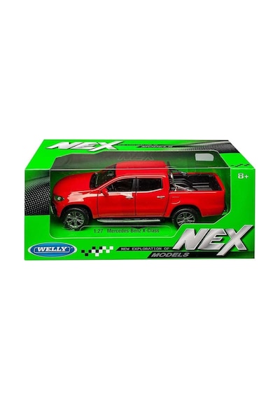 Welly Koleksiyon 1 / 24 Ölçek Mercedes X Class Kırmızı Arazi Aracı Model Metal Araba Çok Renkli