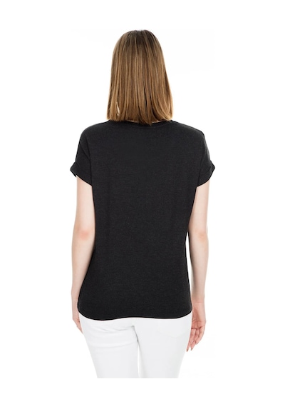 Only Kadın Basic Bisiklet Yaka T-shirt 15106662 Siyah