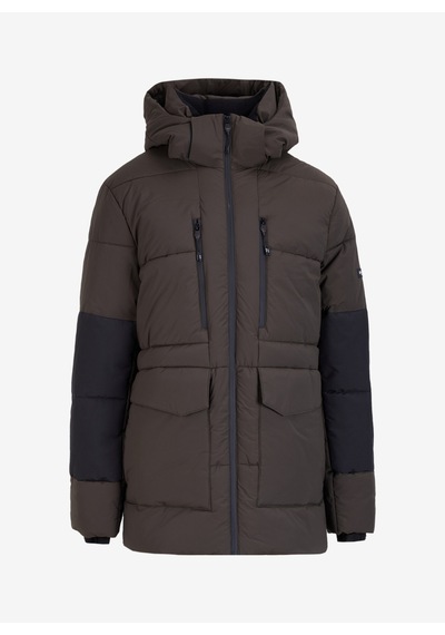 Discovery Expedition Açık Haki Erkek Kapüşon Yaka Relaxed Fit Blok Desenli Kaban D3wm-kbn2 Discovery Expedition Açık Haki Erkek Kapüşon Yaka Relaxed Fit Blok Desenli Kaban D3wm-kbn2