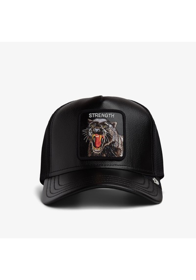 Goorin Bros Faux Leather Panther Unisex Siyah Şapka 101-2943