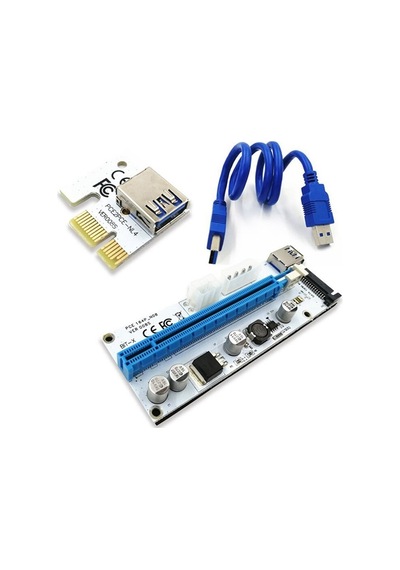 Pcı-E 1X To 16X Usb 3.0 Riser 008S Kart 4748P Uzatma Btc Express