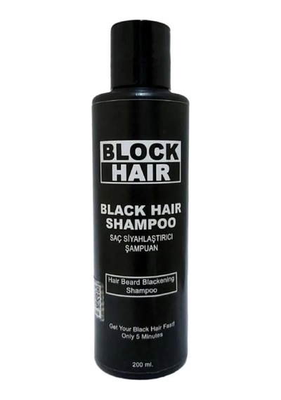 Block Hair Saç Koyulaştırıcı Siyahlaştırıcı Bakım Şampuanı 200ml